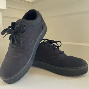 Heelys Just Black Skate Shoes 770155 w/Wheels Only